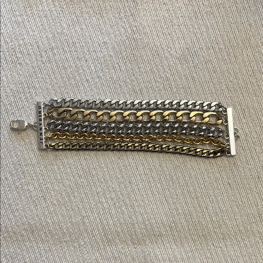 Jenny Bird Two-Tone Chain Bracelet